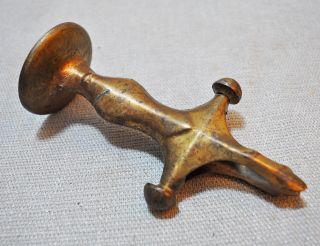 Old Antique Hand Forged Brass Sword Hilt Handle