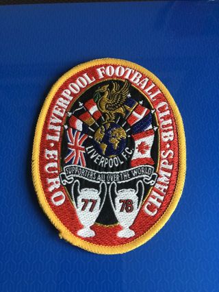 Liverpool Embroidered Patch 1977/78 Very Rare Vintage Item