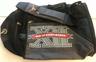 Rare Team Issue Big Xii Conference Bowl Game Duffel Bag Texas Longhorns Black