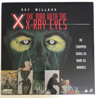 The Man With X - Ray Eyes,  1963,  Ray Milland (laserdisc) Rare,
