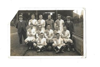 Mega Rare Football Postcard Blackburn Rovers Reserves Circa 1900