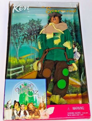 Barbie Mattel Ken Doll Scarecrow Wizard Of Oz 1999 Diploma