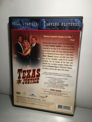 Texas Justice (DVD,  2003) Heather Locklear Rare Out Of Print Dvd Oop 2