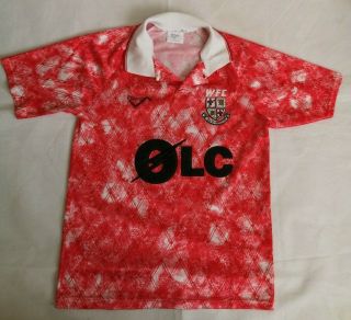 Vintage Rare 1992 - 93 Woking Fc Home Football Shirt By Ribero " Clement 6 " Size S