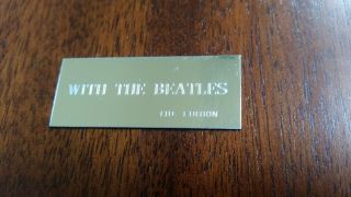 THE BEATLES VERY RARE LIMITED EDITION MAHOGANY BOX WITH THE BEATLES CD ALBUM 3
