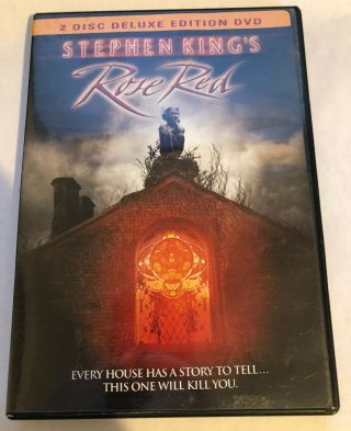 Rose Red (dvd,  2002,  2 - Disc Set) Stephen King Rare Oop Vg Shape Rare Oop Horror