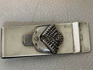 Rare Howard Hughes Musical Lighter And Money Clip.  Music Does Not Play