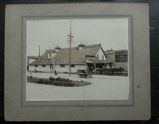 Antique Photo Schallinger Produce Co.  Spokane Wa Old Delivery Wagon Truck People