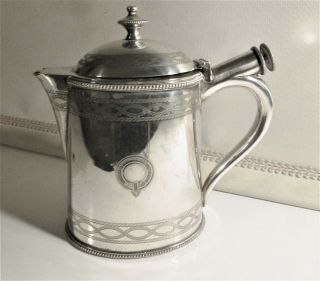Antique Elkington & Co.  Silver Plate Bachelor Size Water Or Coffee Pot