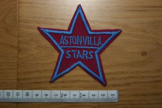 Vintage Aston Villa Football Club Patch Badge Rare 1970s