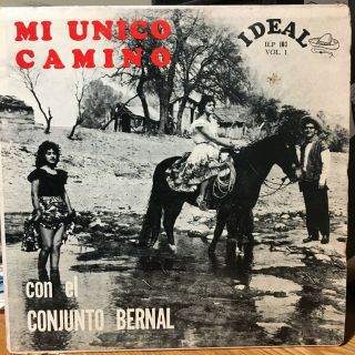 " Tejano Tex Mex  Conjunto Bernal  Mi Unico Camino  Rare Lp "