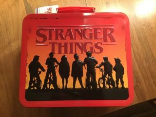 Stranger Things Season 3 Metal Lunch Box,  Rare,