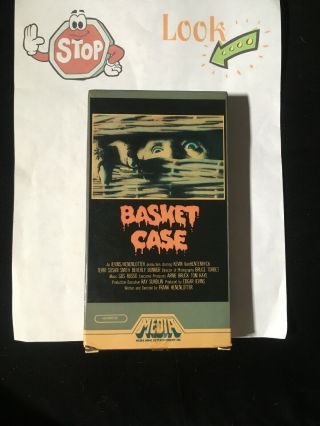 Basket Case Vhs Media Home Entertainment Early Print Horror Cult Film Rare & Htf