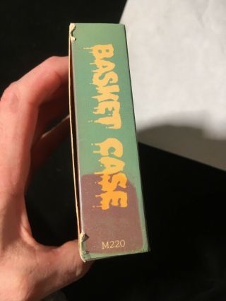 Basket Case VHS Media Home Entertainment Early Print Horror Cult Film Rare & HTF 3