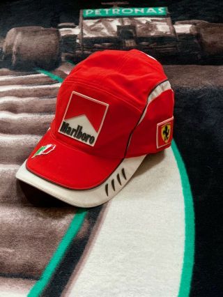 Ferrari F1 Team Issue Driver Personal Luca Badoer 2006 Cap Hat Rare Full Sponsor