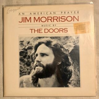 Jim Morrison The Doors “an American Prayer” Rare Promo Lp Nm 1978