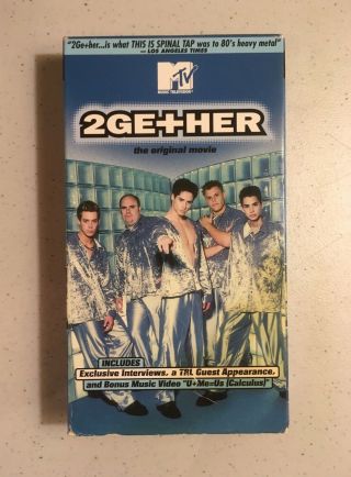 2001 Mtv 2gether: The Movie (vhs,  2001) Rare Oop