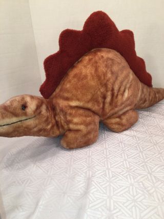 Euc - Htf - Rare - 26” 1989 Animal Fair Stegosaurus Dinosaur Plush