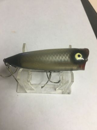 Vintage Heddon Chugger Spook Fishing Lure Topwater Bass Bait Rare Color Tough