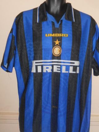 Rare Inter Milan Home Shirt (1996/1997) Xl Men 