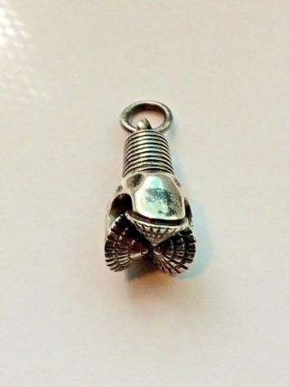 James Avery Sterling Silver Charm,  Oil Drill Bit,  Retired,  Rare,