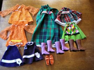 Vintage Clothes Ideal Crissy Doll And Family