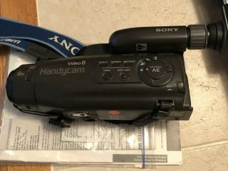 Sony CCD - FX310 Camcorder Black Camera Recorder With Case Tripod Video Rare 3