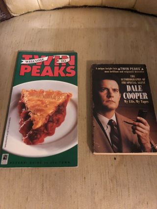 2 Rare Twin Peaks Books All Access & Dale Cooper Bio David Lynch Paperback