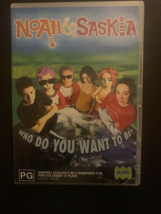 Noah And Saskia - Who Do You Want To Be? Dvd Region 4 Rare Abc Kids