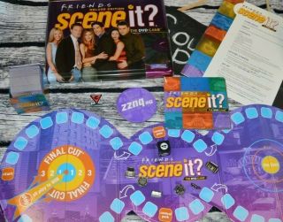 Friends Scene It? Game (Deluxe Tin Edition 2 - DVD Set) 100 Complete Rare 3
