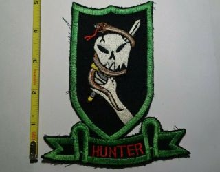 Extremely Rare Vietnam 5th Special Forces Green Beret Macv Sog Cia Hunter Patch
