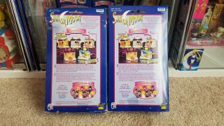Vintage Sailor Moon Mars and Jupiter Playset Irwin Castles Blue Box 2