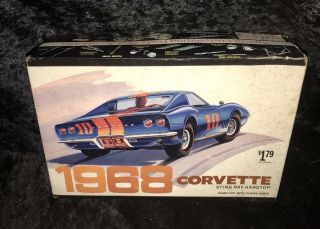 Vintage 1968 Corvette Stingray,  Chevrolet,  Palmer Model Kit,  Nib,  Rare,  Hot Rod,