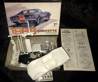 Vintage 1968 Corvette Stingray,  Chevrolet,  Palmer Model Kit,  NIB,  Rare,  Hot Rod, 3