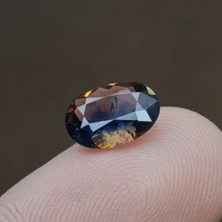 1.  90ct Extremely Rare Unusual Lustrous Blue Touch Axinite Well Cut Gemstone@pak