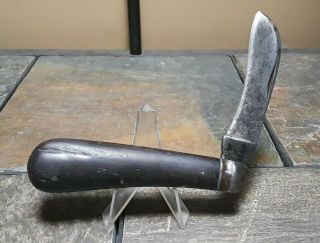 Rare Vintage Norvell St Louis " S " Stamped Tang Pocket Knife.  Shapleigh Hdw