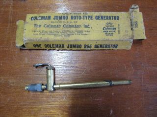 Vintage Coleman R55 Jumbo Roto - Type Generator For Gas Pressure Lamps.