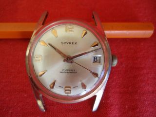 Rare Swis Made Wrist Watch  Spyrex  Mechanical 17 Jewels