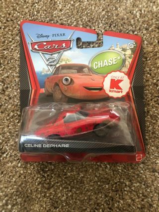 Disney Pixar Cars 2 Celine Dephare Chase Diecast Rare Kmart Exclusive