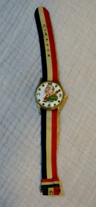 Mayor Daley Wristwatch " Mayor Daley Time " Rare Chicago Collectible