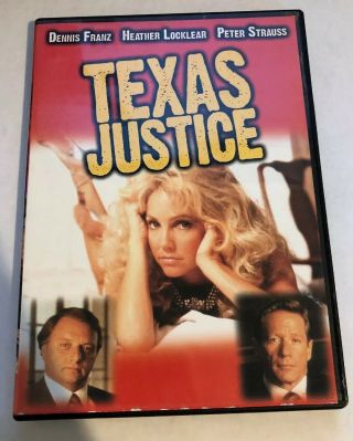 Texas Justice (dvd) Rare Oop Heather Locklear Dennis Franz Good Shape