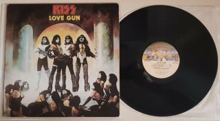 Kiss Love Gun Rare Israeli Press Ex Lp Casablanca Records Hataklit Israel