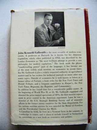 RARE 1955 Edition THE GREAT CRASH 1929 By JOHN KENNETH GALBRAITH w/DJ 3