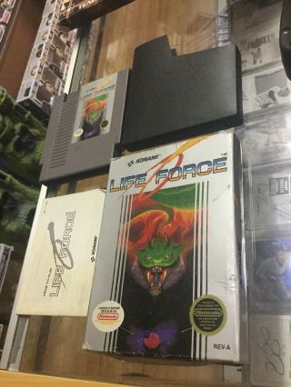 Life Force Nintendo Nes Game Konami Rare W/box