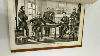 1865 History of The Civil War United States Book Samuel Schmucker Antique First 2