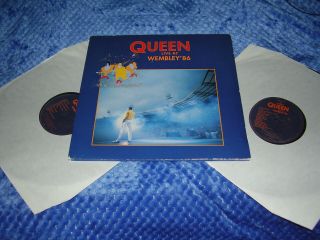 Queen - Live At Wembley 86 - Rare Double Vinyl Lp Album 1992