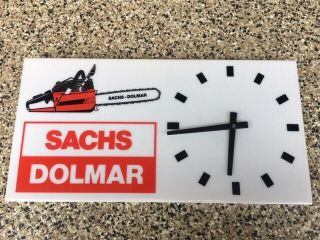 Rare Vintage Sachs Dolmar Authorized Dealership Clock