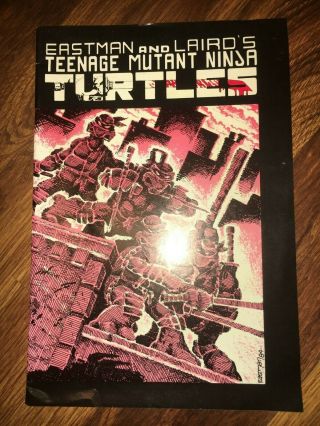 Teenage Mutant Ninja Turtles 1 Comic 3rd Print Eastman Laird Rare