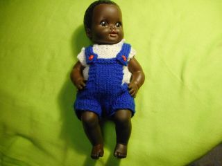 Vintage Shindana Toys 1972 African American Baby Doll.