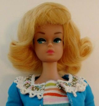 Vintage Fashion Queen Barbie/ Midge Doll Blond Side Part Flip Wig,  Vhtf